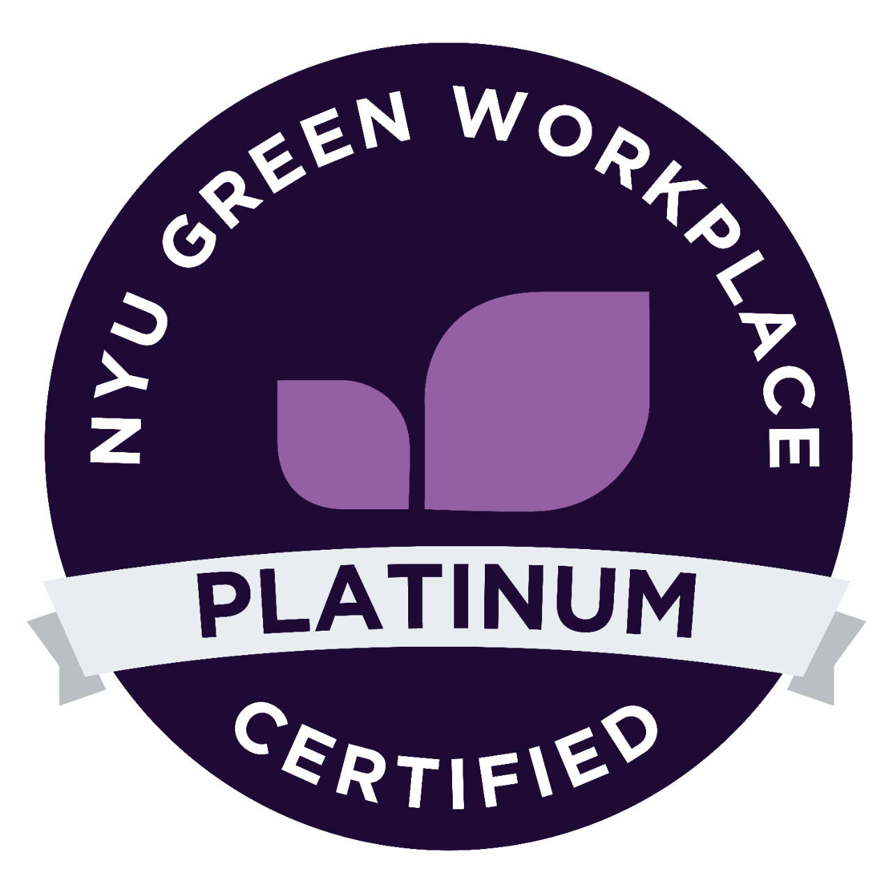 NYU Green Workplace Platinum Certified