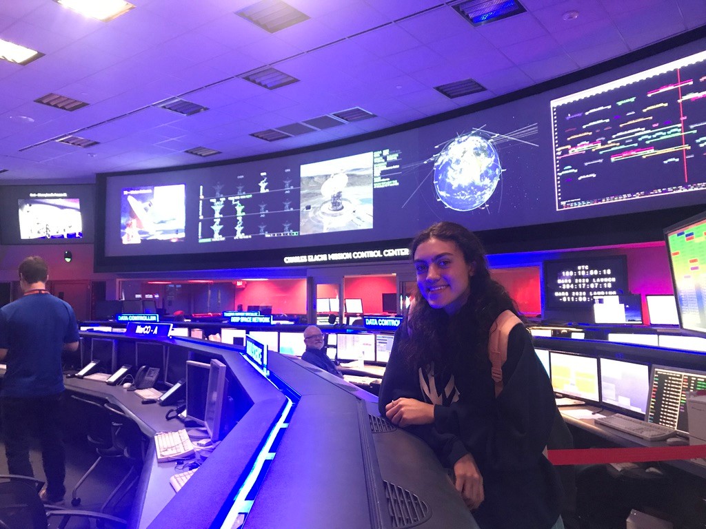 Ingie Baho, Class of 2021, at the Jet Propulsion Laboratory a NASA-owned institution at California Institute of Technology.