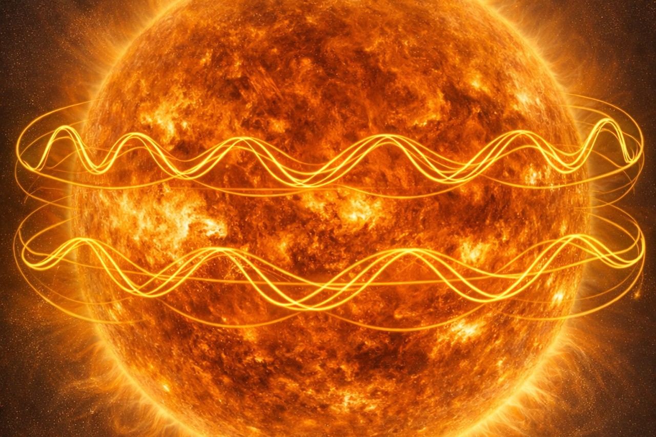 NYU Abu Dhabi Scientists Detect Magnetic Waves Deep Within the Sun, Helping Predict Solar Activity
