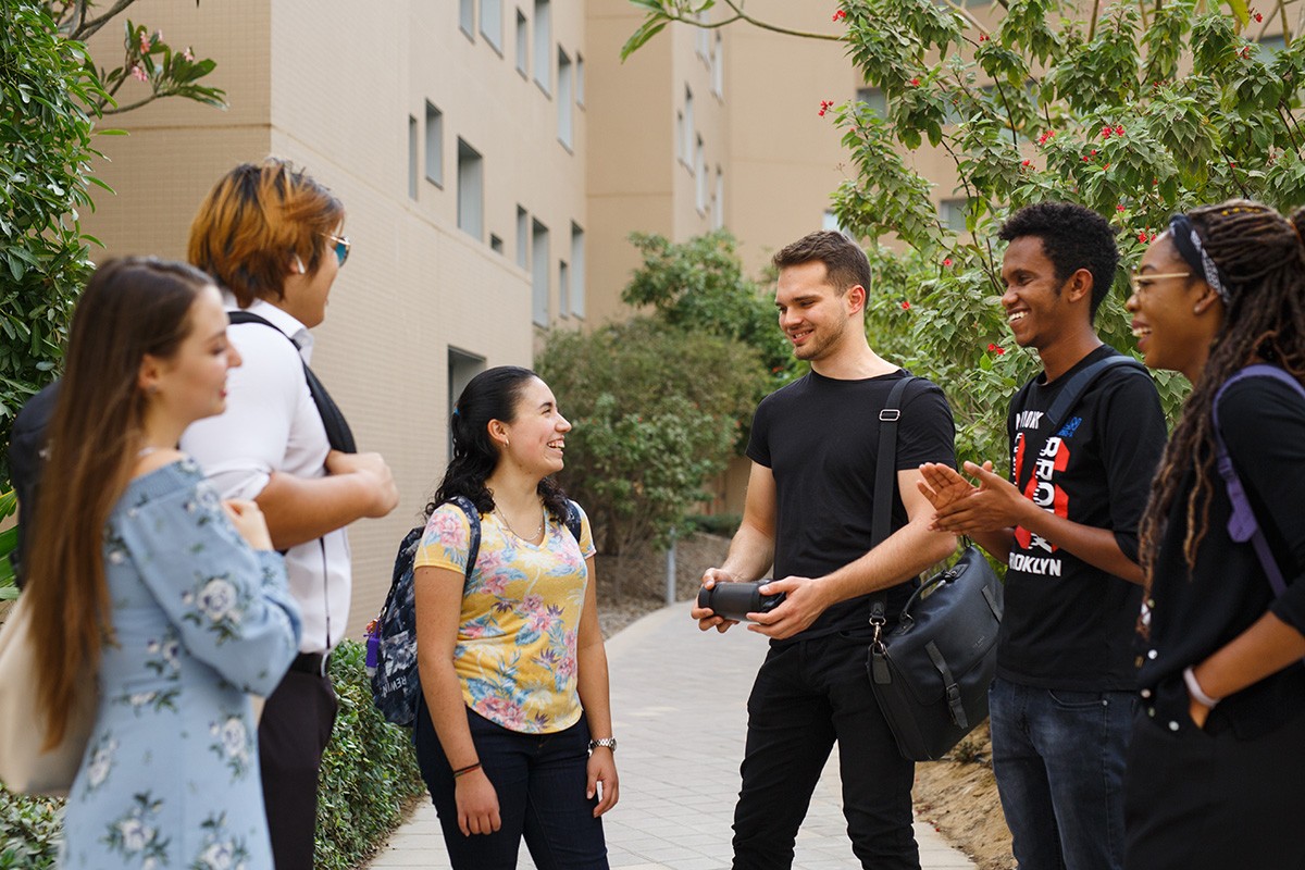 NYUAD Students on Campus