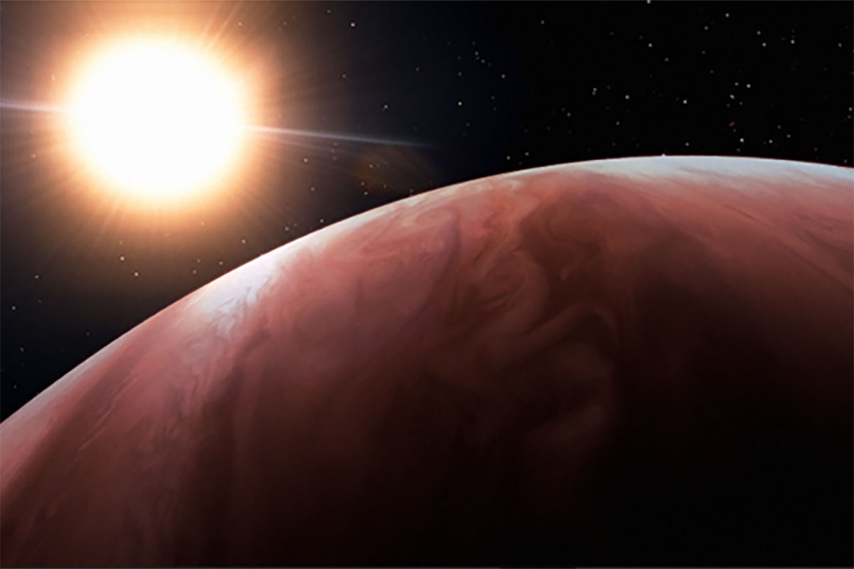 Astronomers Closely Study a Scorching Hot Exoplanet That Possibly Swallowed a Smaller Neighbor