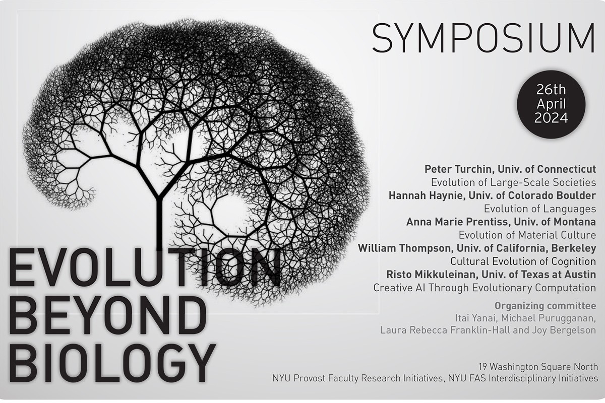 Evolution Beyond Biology: A Symposium