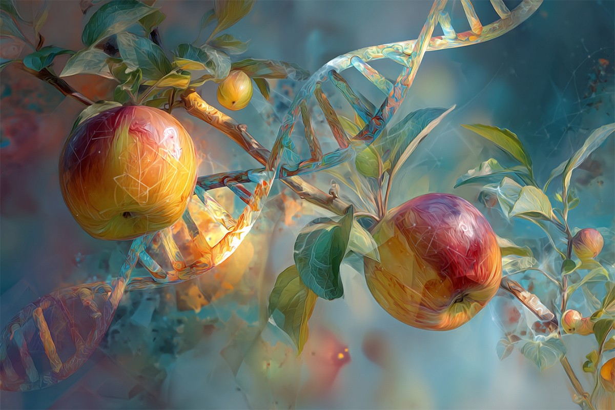 Apples at the Crossroads: Domestication, Genomics, and Climate Resilience