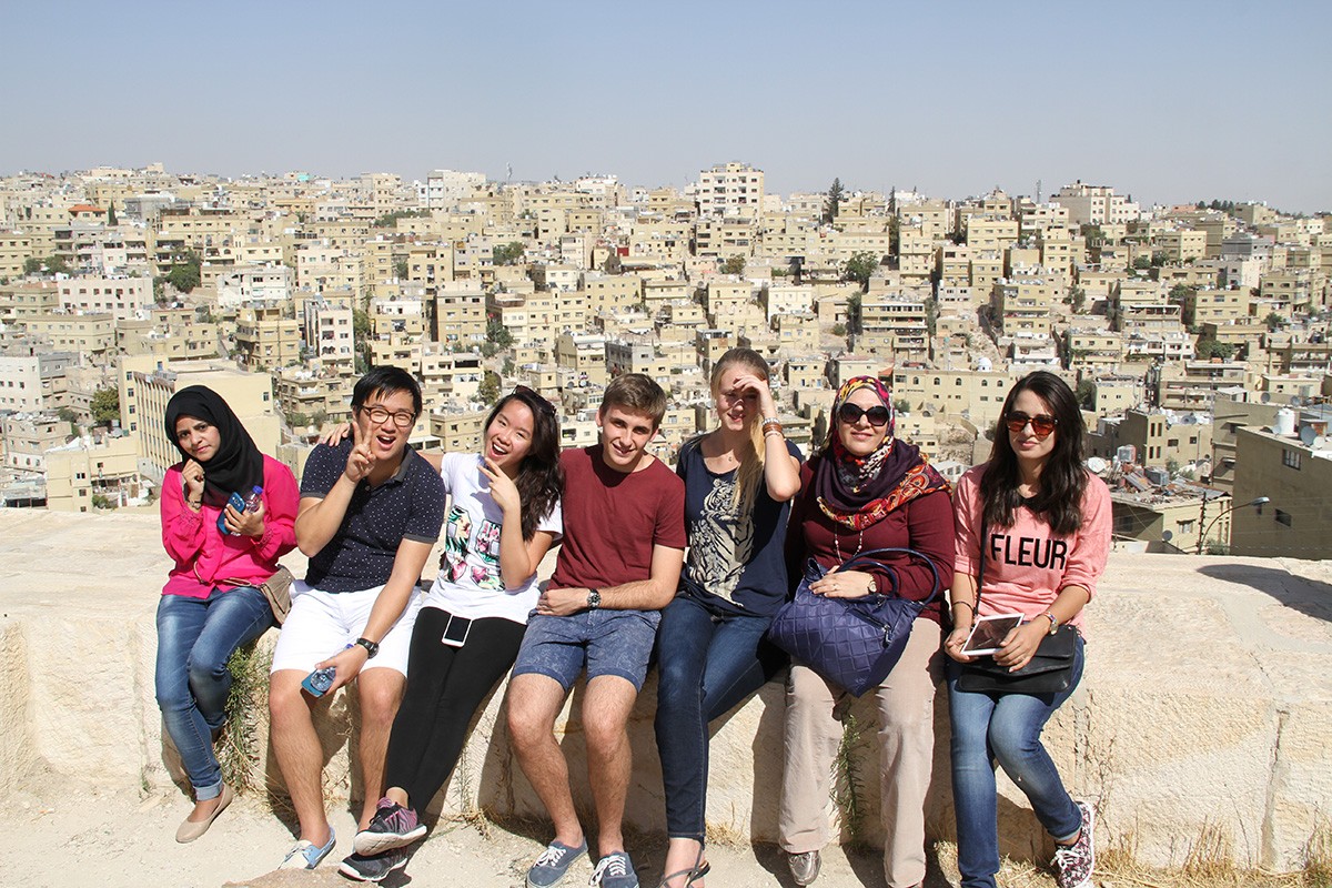 Students in Amman, Jordan.