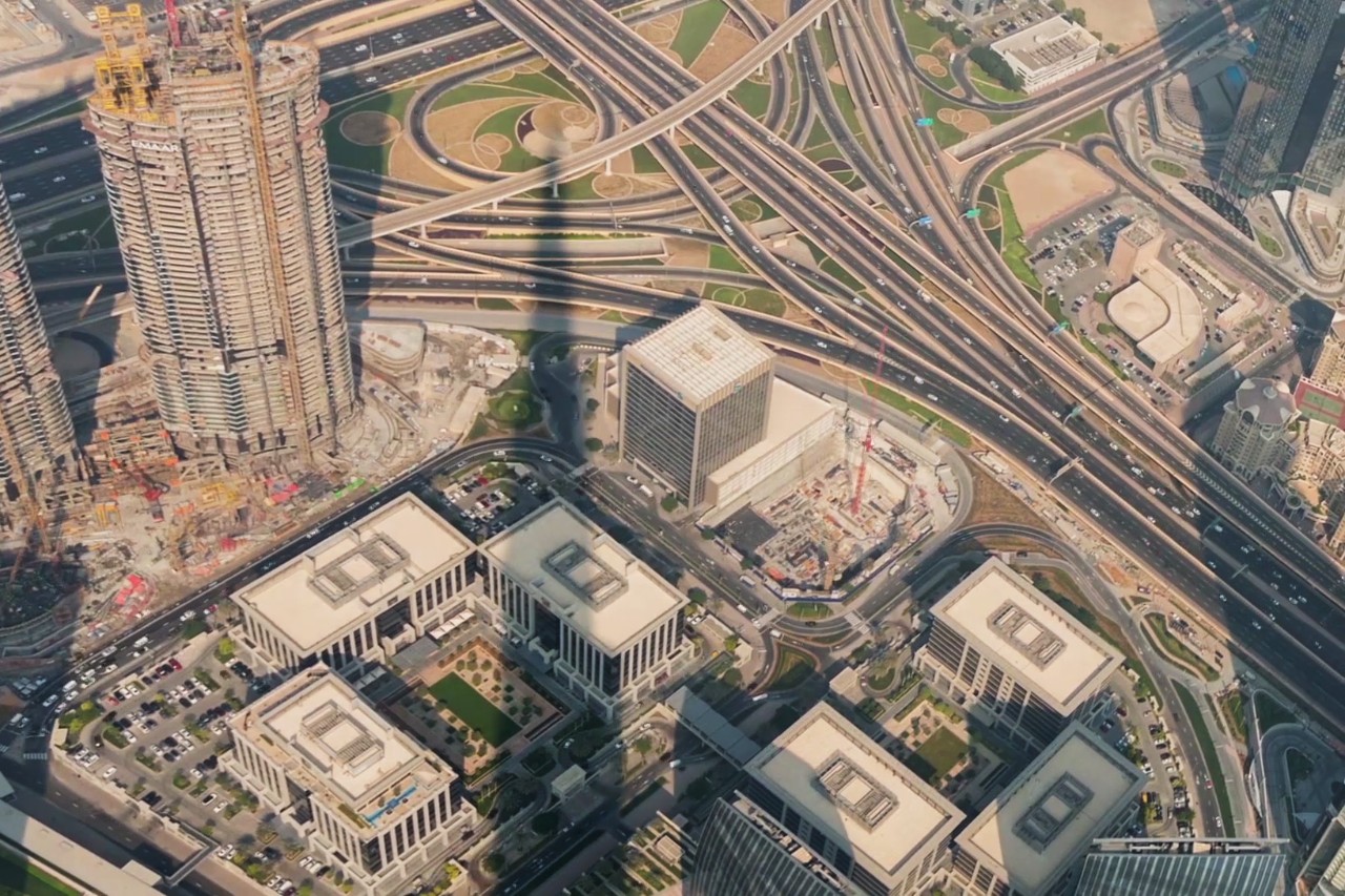 Burj Shadow Project reveals rotation of the Earth.