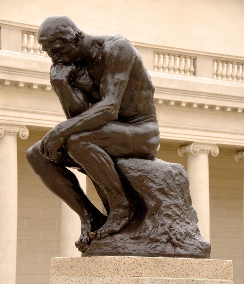 *The Thinker*, by Auguste Rodin