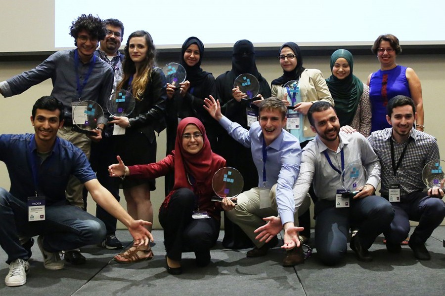 App aimed at crowdsourcing Arabic text digitization takes first place at NYU Abu Dhabi’s International Hackathon