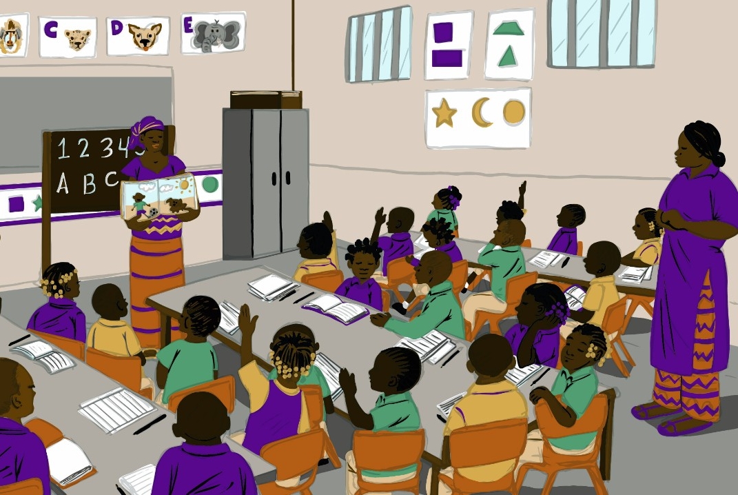 Global TIES classroom illustration