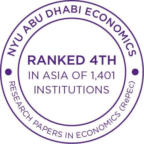 NYU Abu Dhabi economics ranked 8th in Asia by Research Papers in Economics