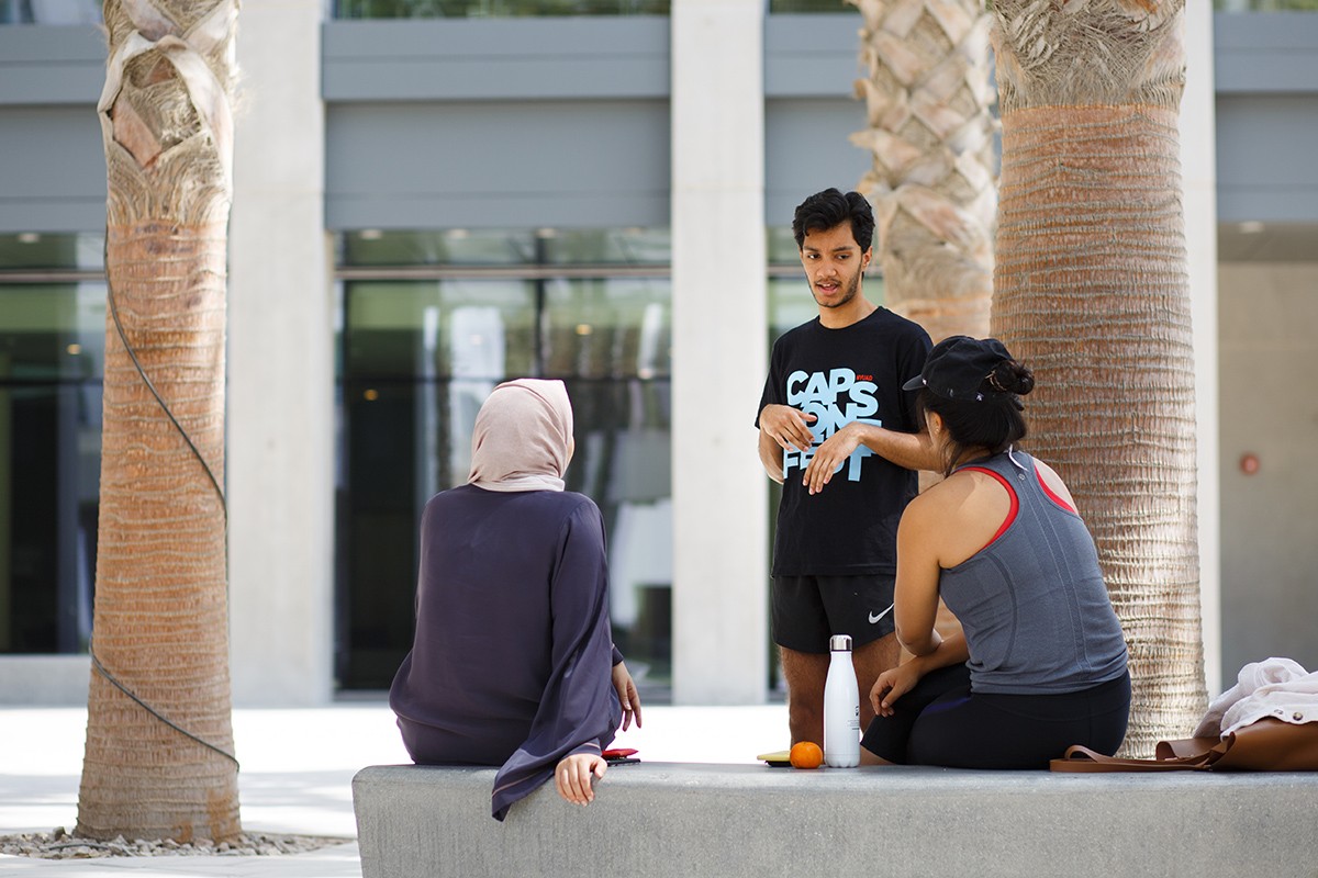 NYUAD Students on Campus