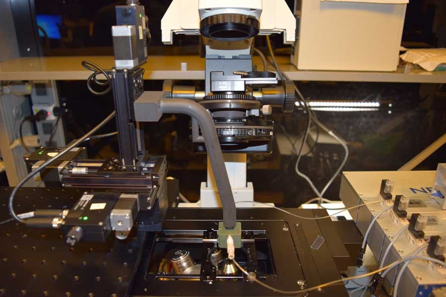 3D printed microfluidic probe