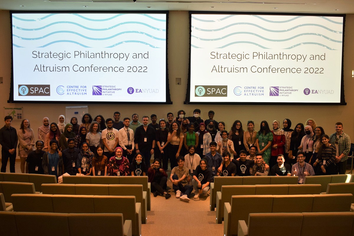 Group picture from Strategic Philanthropy and Altruism Conference 2022 (SPAC).