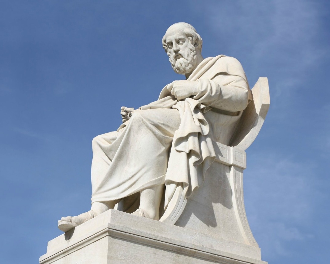 Statue of Plato in Athens