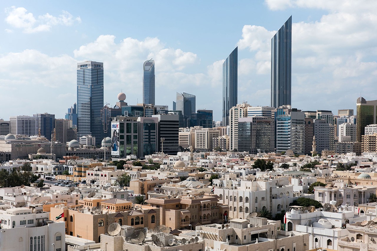 A view of downtown Abu Dhabi. 