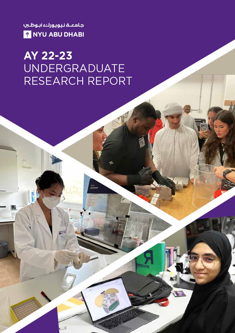 NYUAD Undergraduate Research Report, 2022-2023