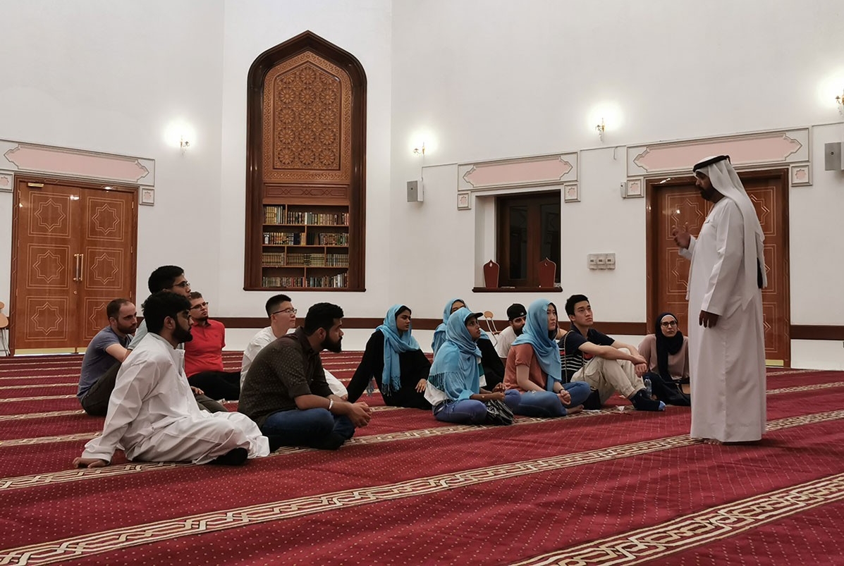 Visiting undergraduate students visited the Sheikh Mohammed Centre For Cultural Understanding in Dubai. 