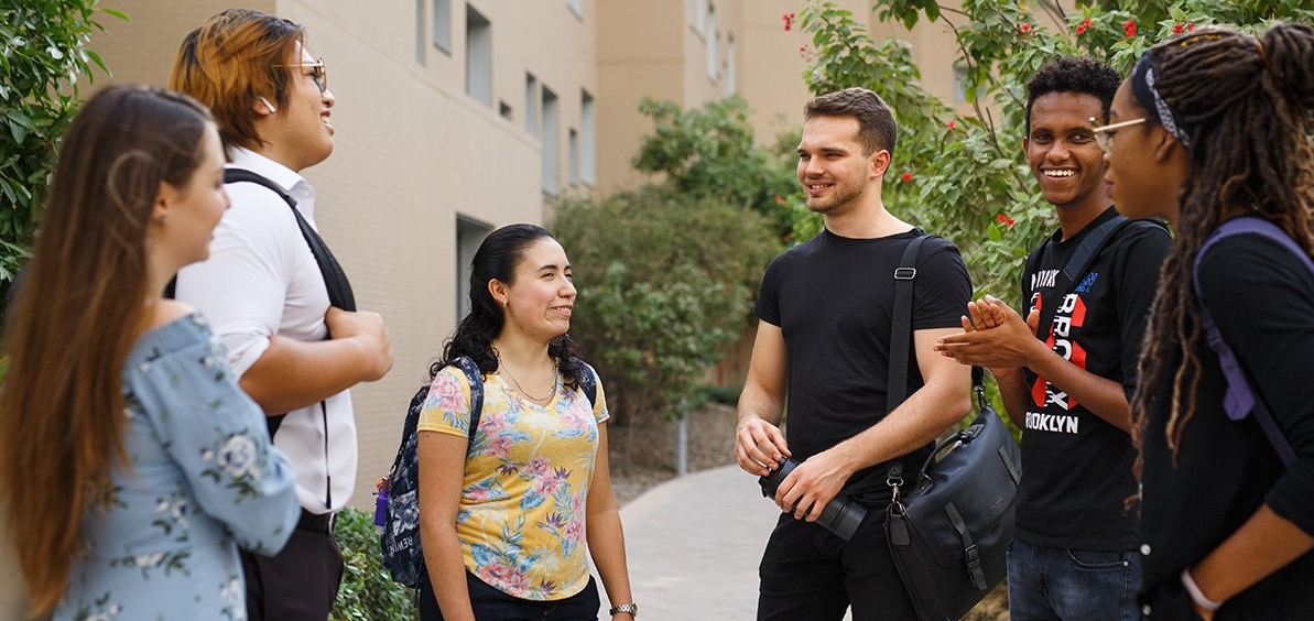 NYUAD Students on Campus