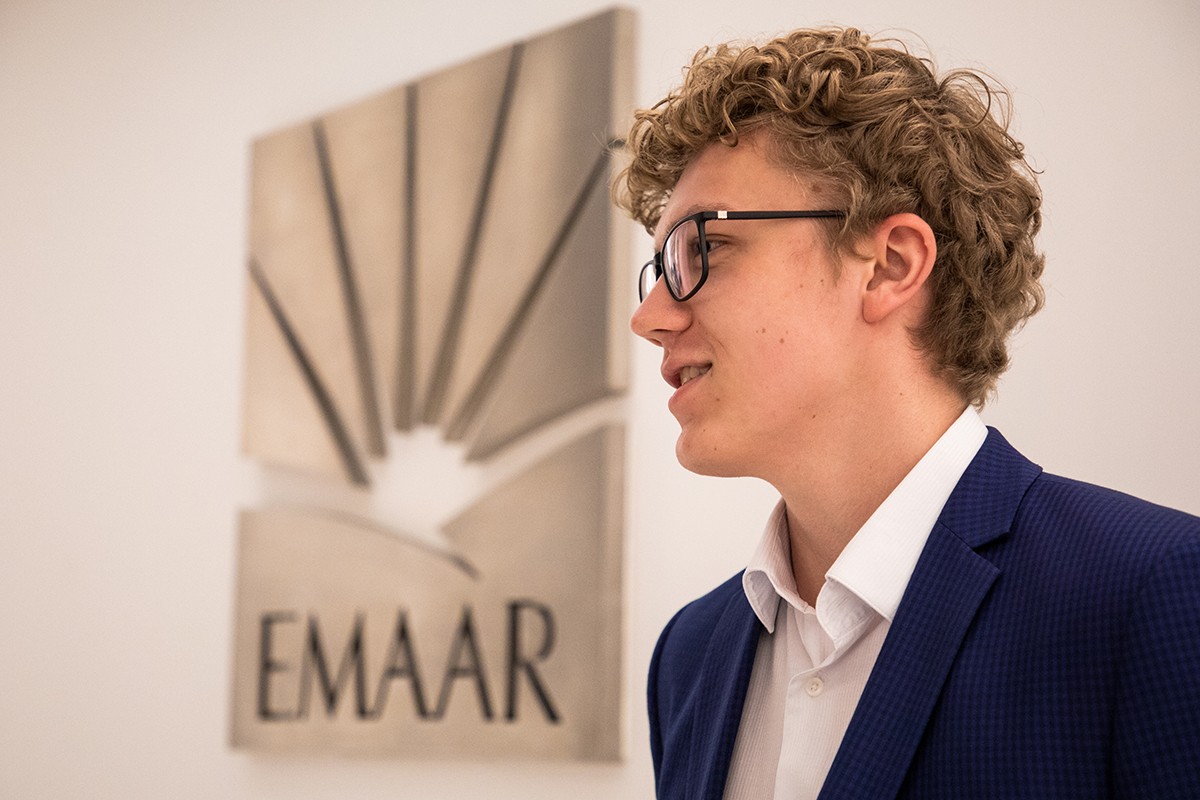 Artem Misiurenko interned at Emaar Properties, Dubai