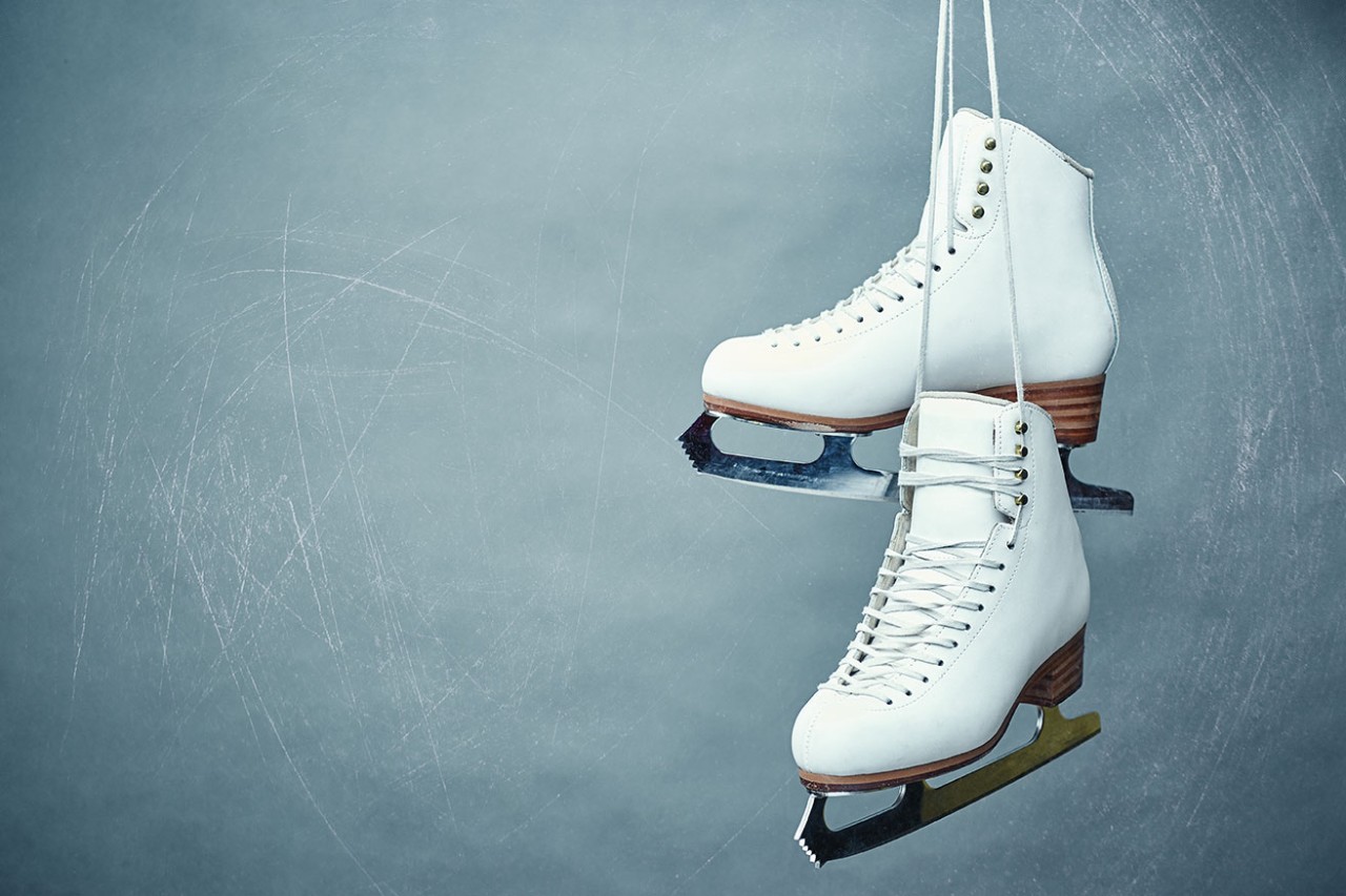 A pair of figure ice skates. iStock.
