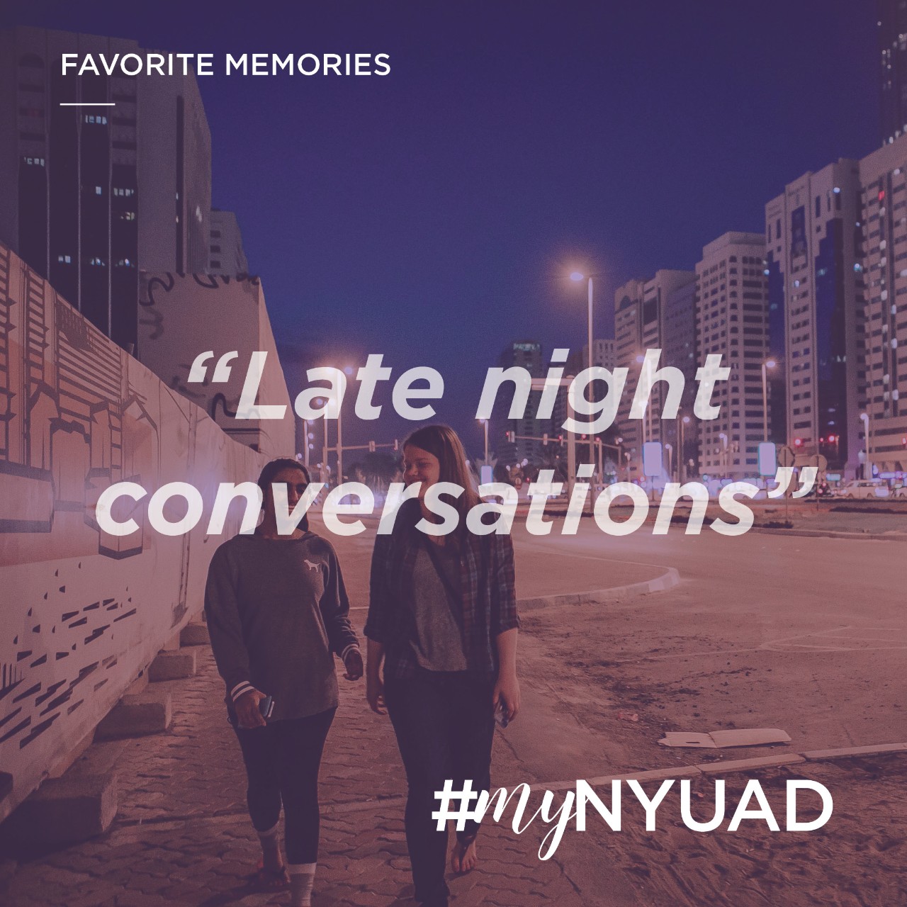 Quote: Late night conversations. #myNYUAD