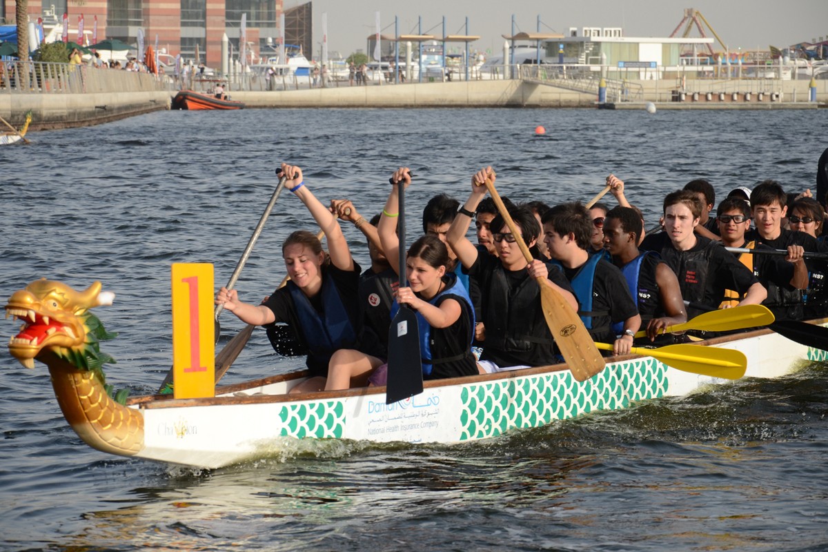 NYUAD Dragon Boat Team Takes Top Prize in Dubai