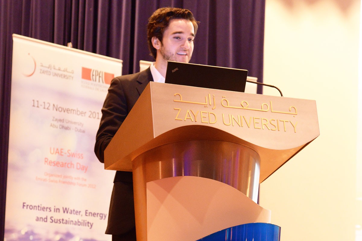 NYUAD Sophomore Presents at Conference on Water Sustainability