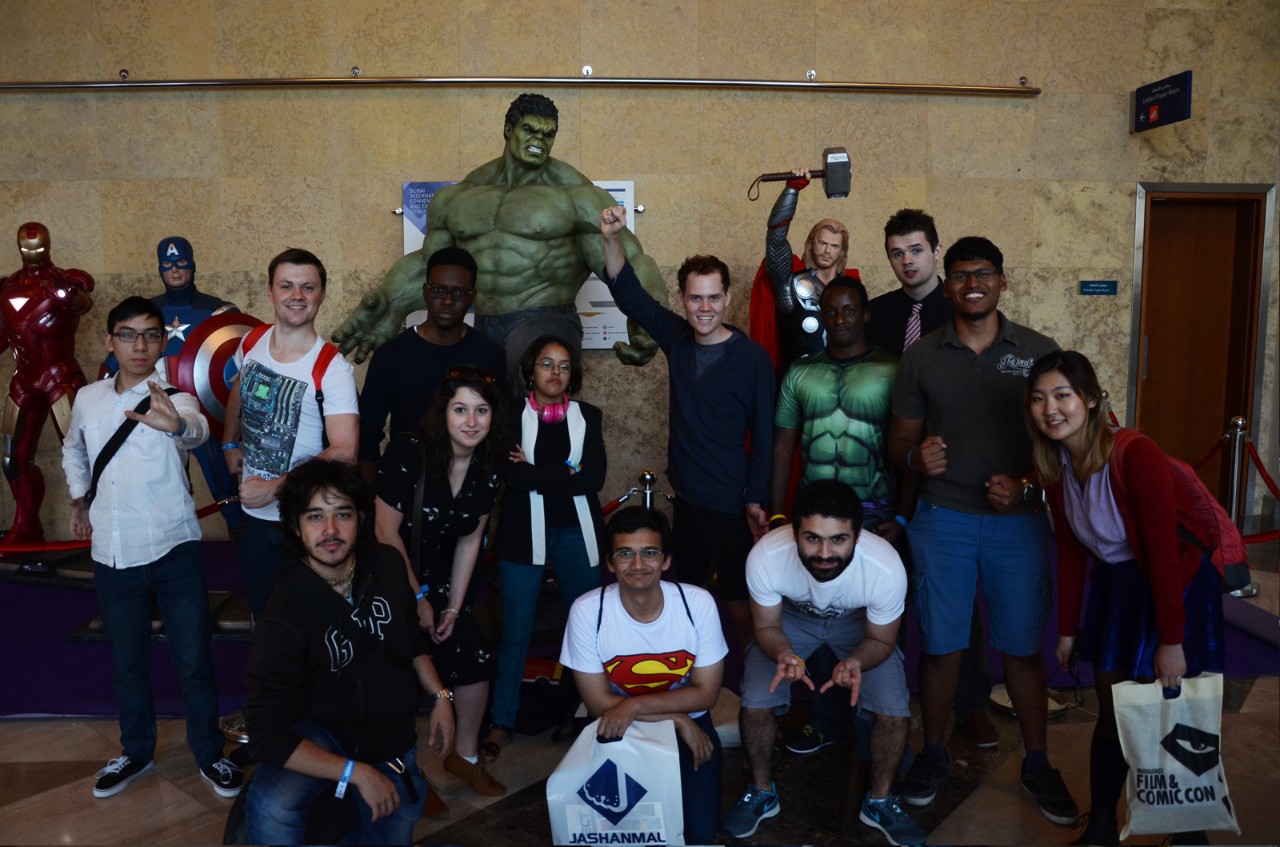 NYUAD Superhero Week Concludes with Comic-Con Visit