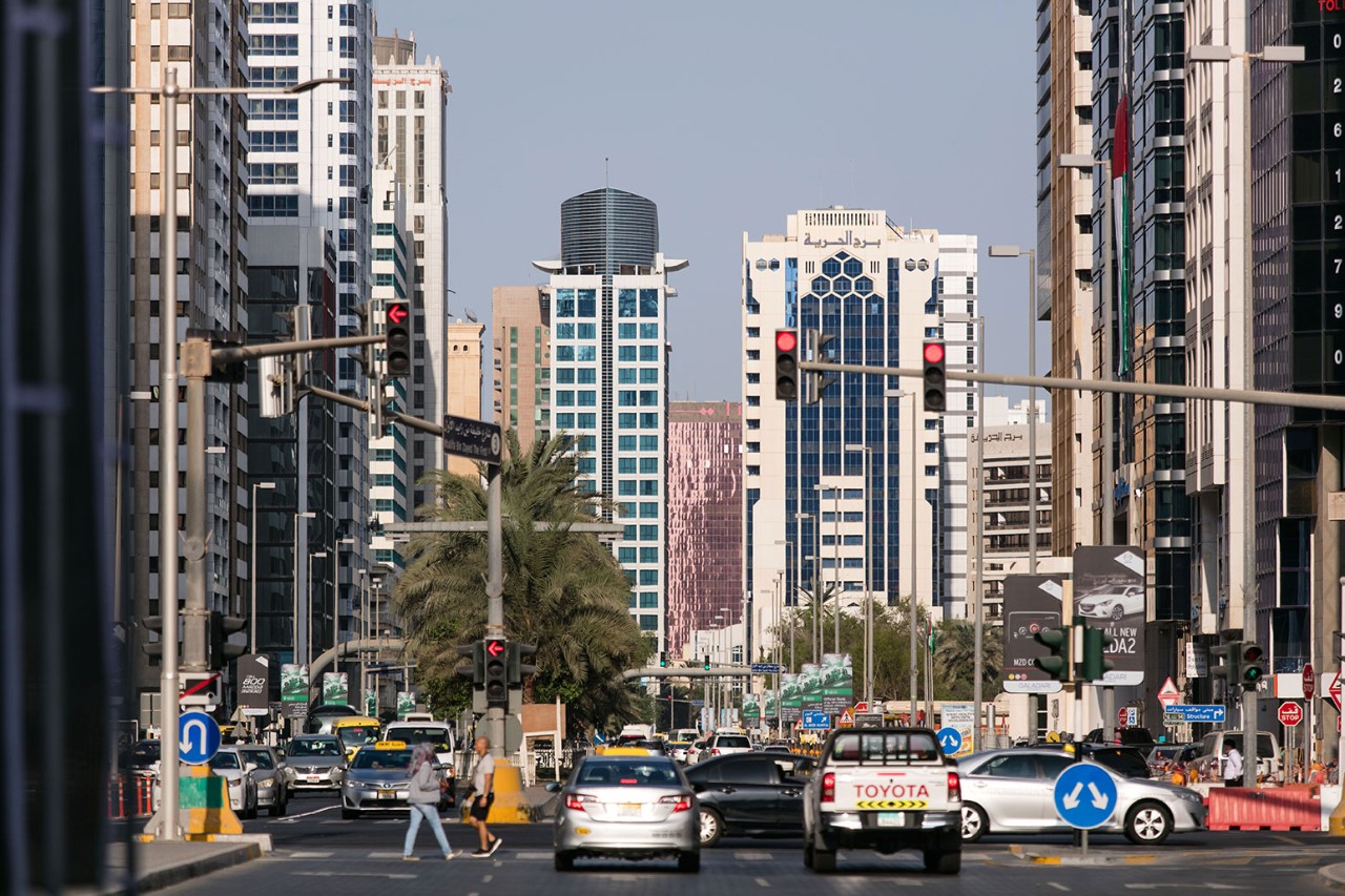 A view of downtown Abu Dhabi. 