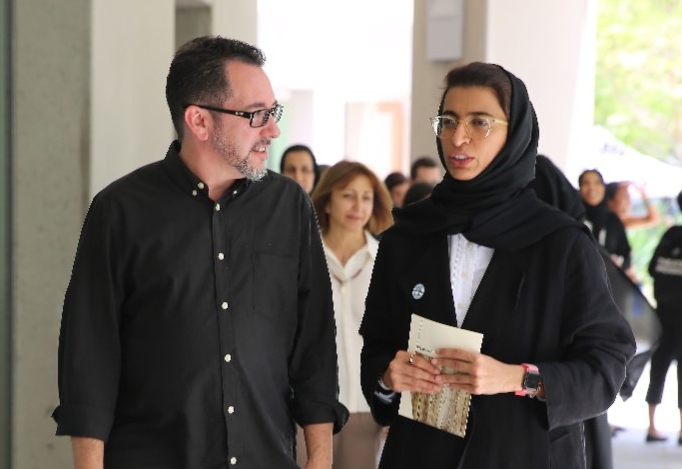 Her Excellency Noura Al Kaabi tours NYU Abu Dhabi’s performing and visual art spaces-3.jpg