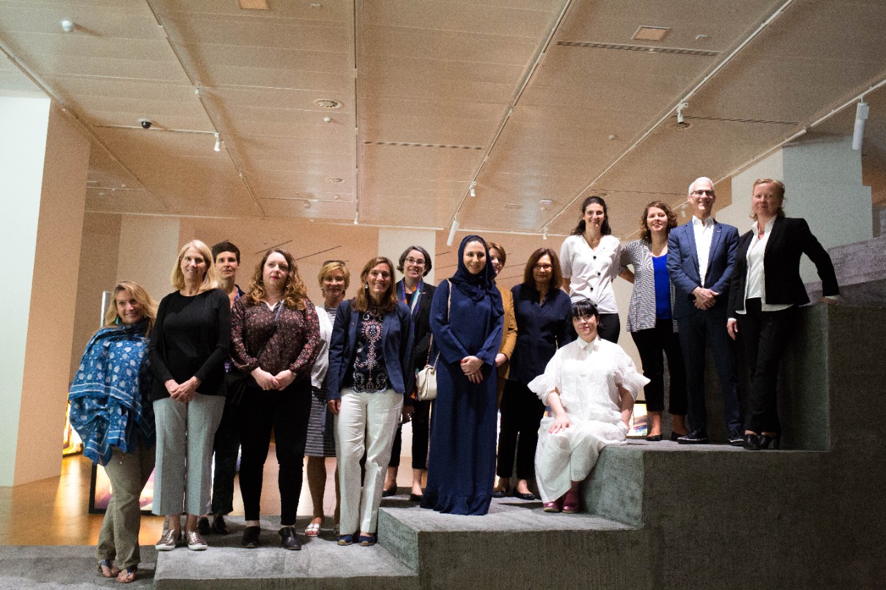 US Art Delegates visit NYU Abu Dhabi and connect with UAE artists