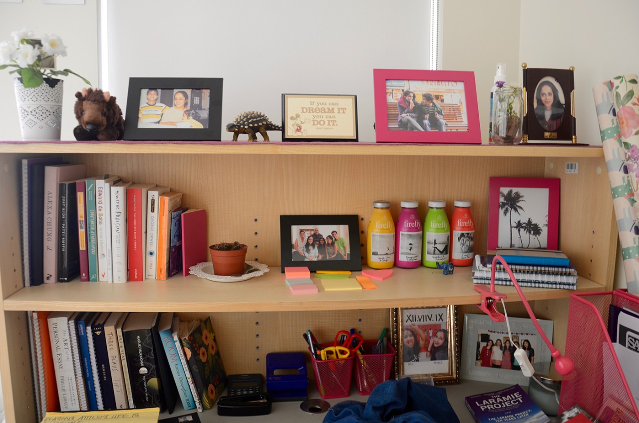 Fill your room with photos and objects of your loved ones. 