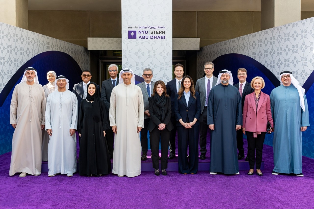 Stern at NYUAD Inauguration Group Photo
