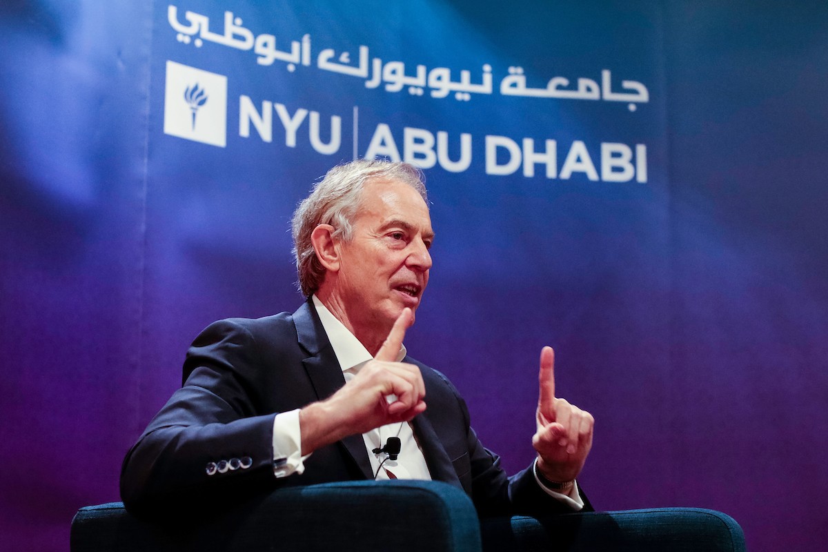 Tony Blair in NYU Abu Dhabi