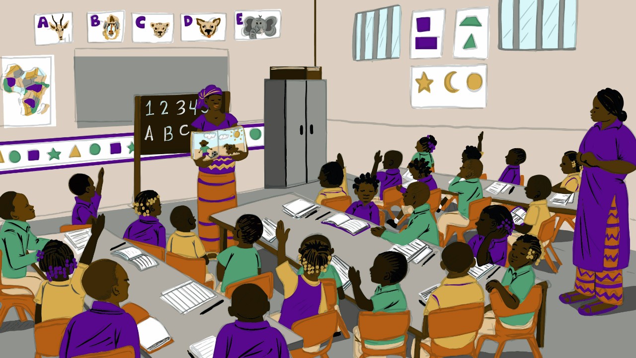 Global TIES classroom illustration