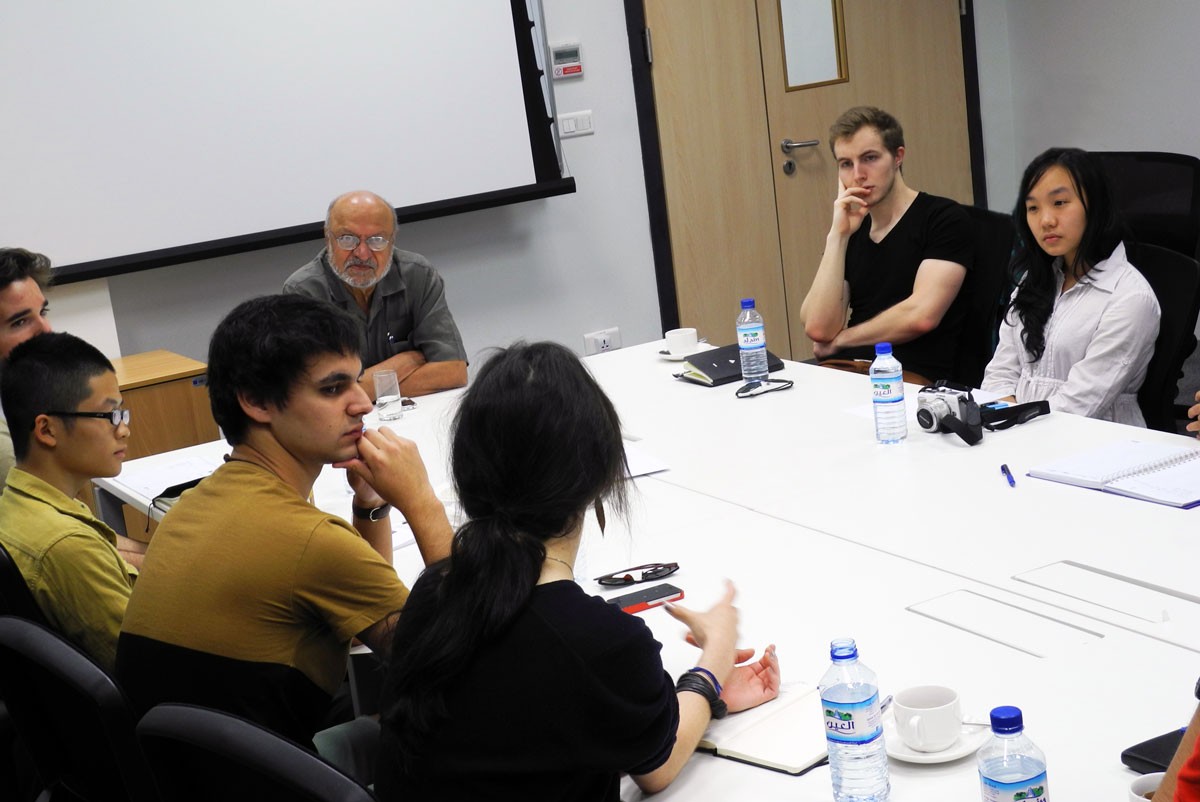 NYUAD and ZU Students Take Master Class with Filmmaker Shyam Benegal