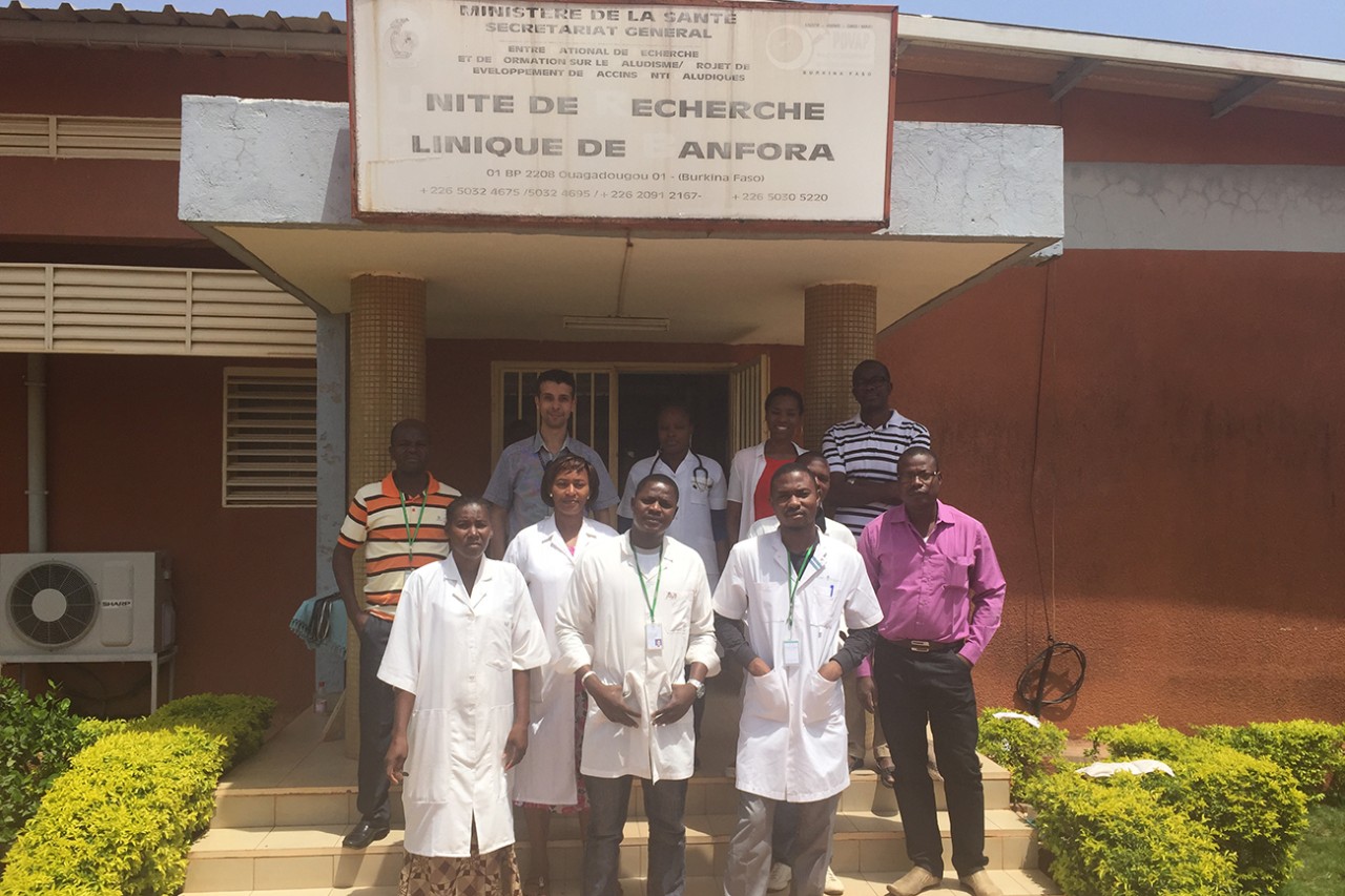 NYUAD conducts research in a rural area of Burkina Faso to study malaria at different stages of infection in children.