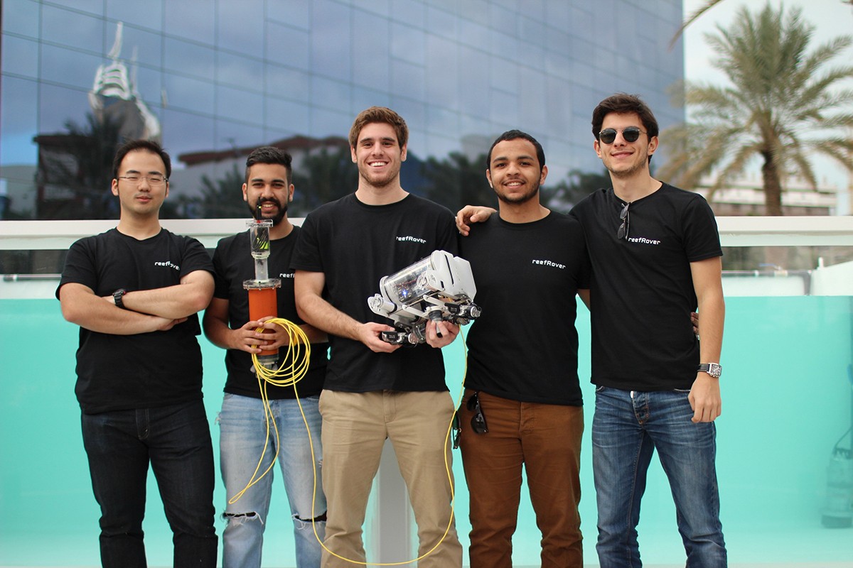 NYU Abu Dhabi Students Unveil reefRover at UAE Drones for Good Award Competition