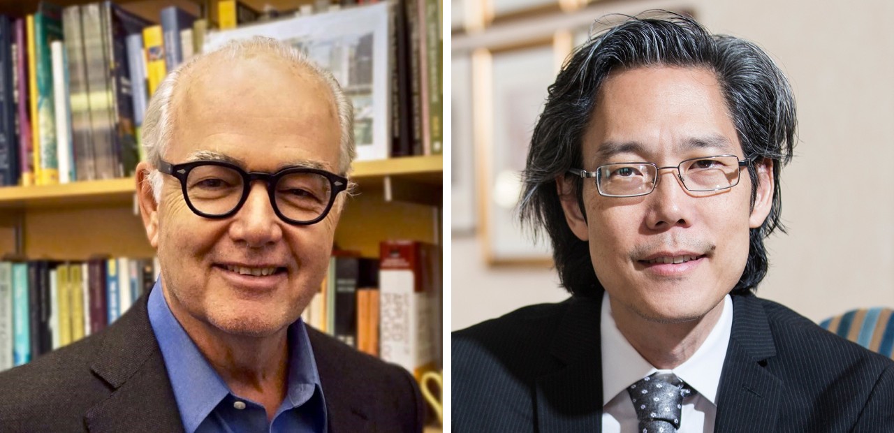 Directors of Global TIES, Larry Aber (left) and Hirokazu Yoshikawa (right).