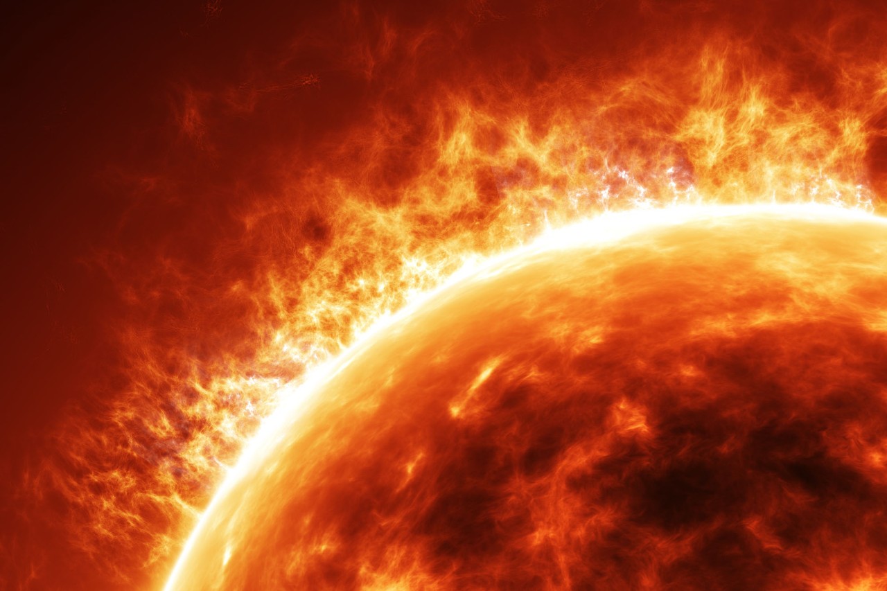The sun and stars generate lots of energy in their core through fusion. This heat must escape and in the Sun this heat loss occurs through convection in the outer 30% of the interior. Convection is where hot material rises to the surface, cools and sinks again to be heated in the interior.