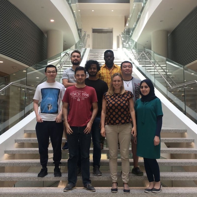 Members of the Cyber security and Privacy Lab at NYU Abu Dhabi.