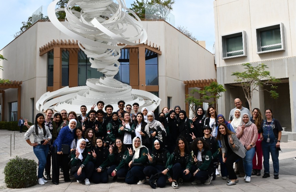 Al Najah Private School Students during their visit to the CGSB Labs