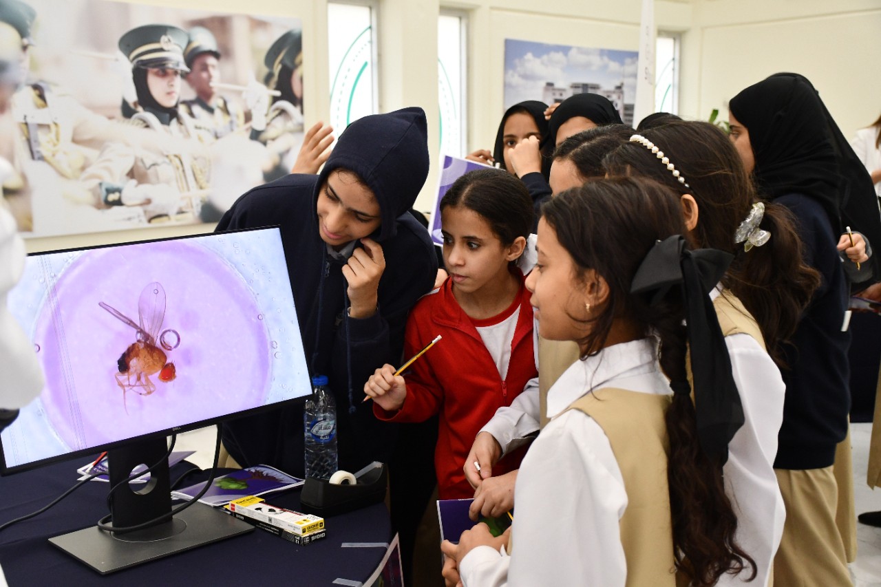 Students at Hemaya School during the visit from CGSB researchers.