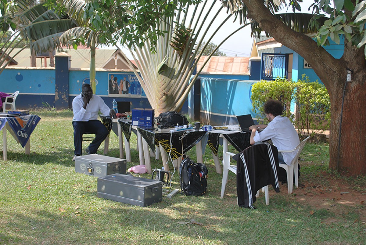 Researchers plan for a phone-based endline survey and data collection on voting behavior during the 2016 elections in Kampala, Uganda.