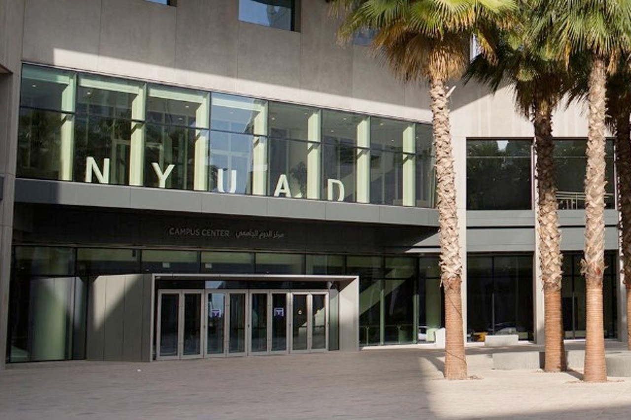 NYUAD Campus Center and the central plaza