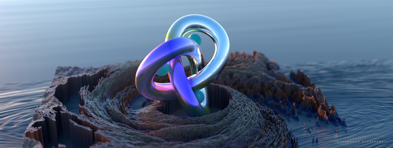 A schematic representation of the mechanism of action of the metal-organic trefoil knots. Internalized via active mechanism, in the acidic environment of cancer cells, the knots fall apart and trigger toxicity via the formation of reactive oxygen species (ROS). Visualization made by Jumaanah Alhashemi.